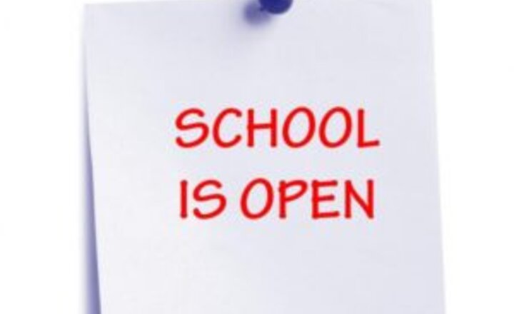Image of SCHOOL IS BACK OPEN!